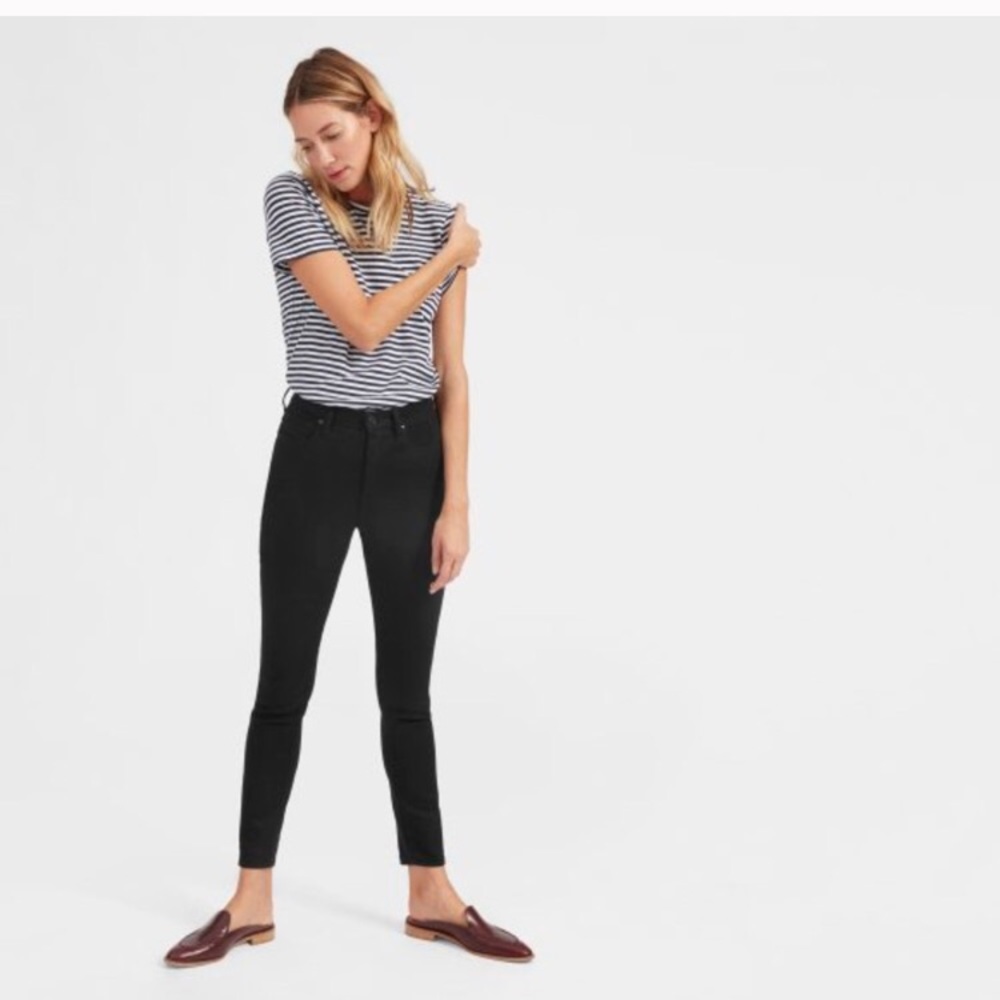 Everlane high waisted skinny jeans